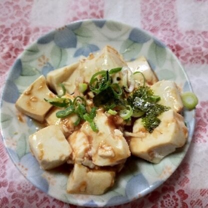 ぱせりちゃん(*ΦωΦ)キムチ海苔冷奴丼美味しかったです٩(ˊᗜˋ*)و♪辛味も豆腐とご飯とでまろやかに